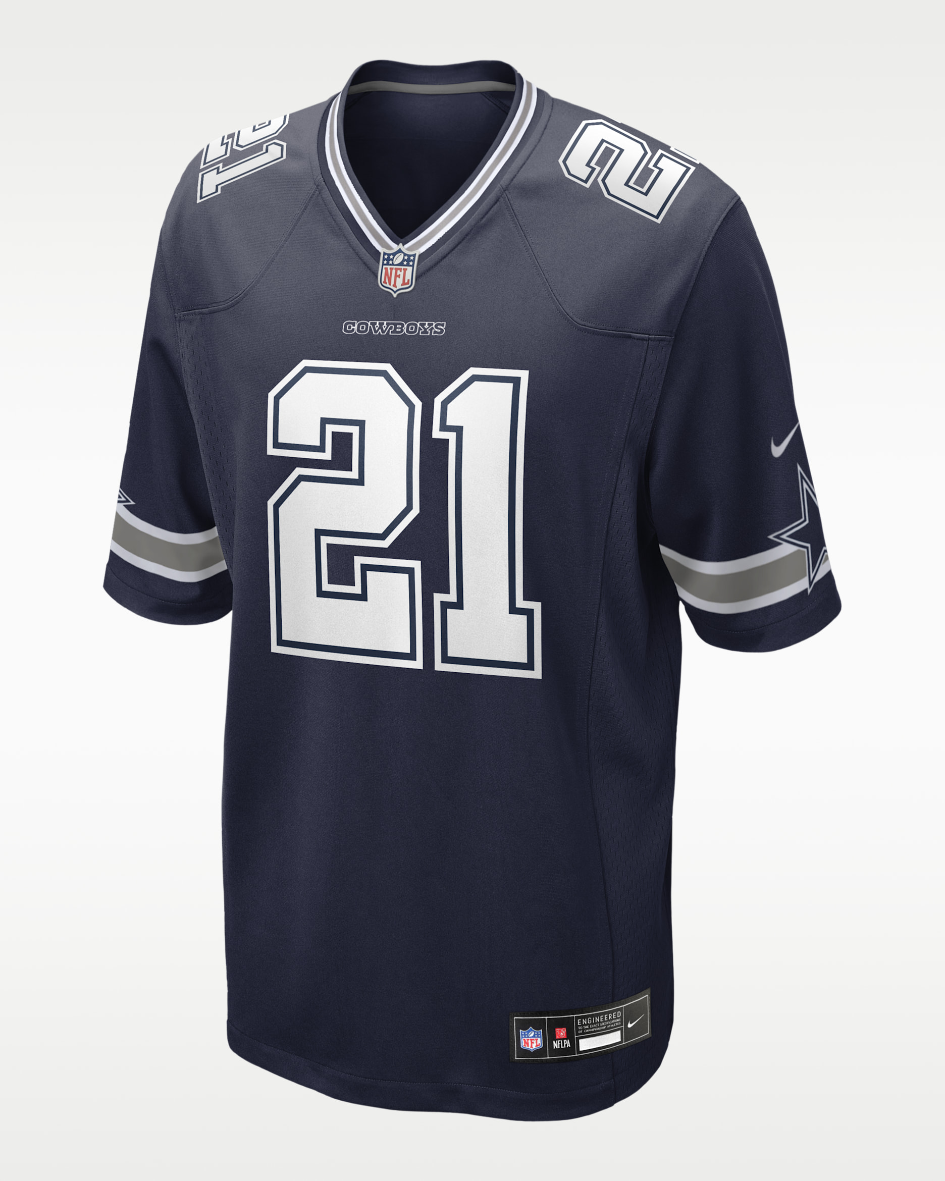 Deion Sanders Dallas Cowboys Retired Men's Nike NFL Game Jersey